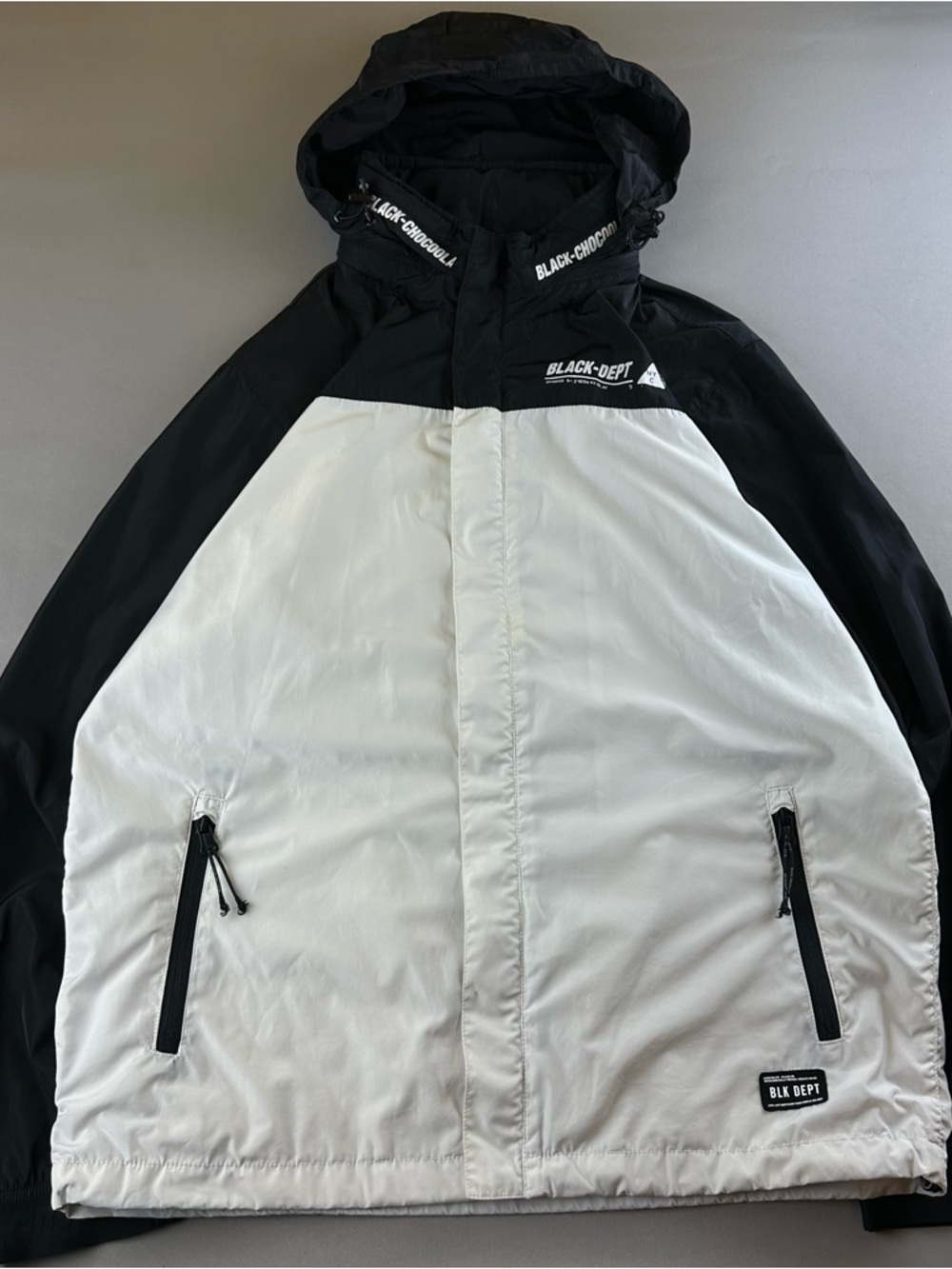 Chocolate BLK DEPT Jacket – Black & White